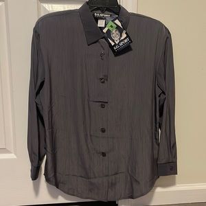 Susan Graver Sport Collection Women’s Médium Color Gray.